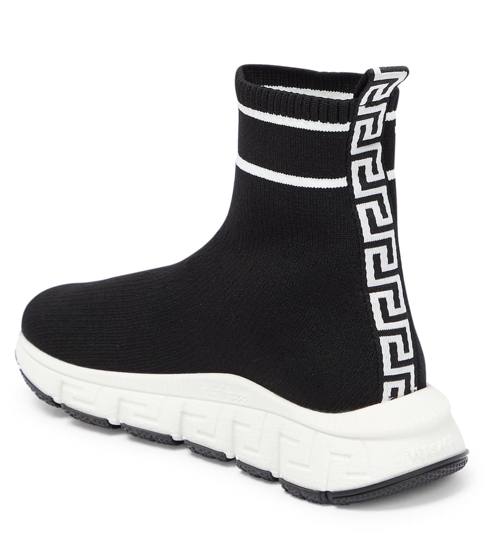 GIÀY VERSACE KIDS Logo sock sneakers