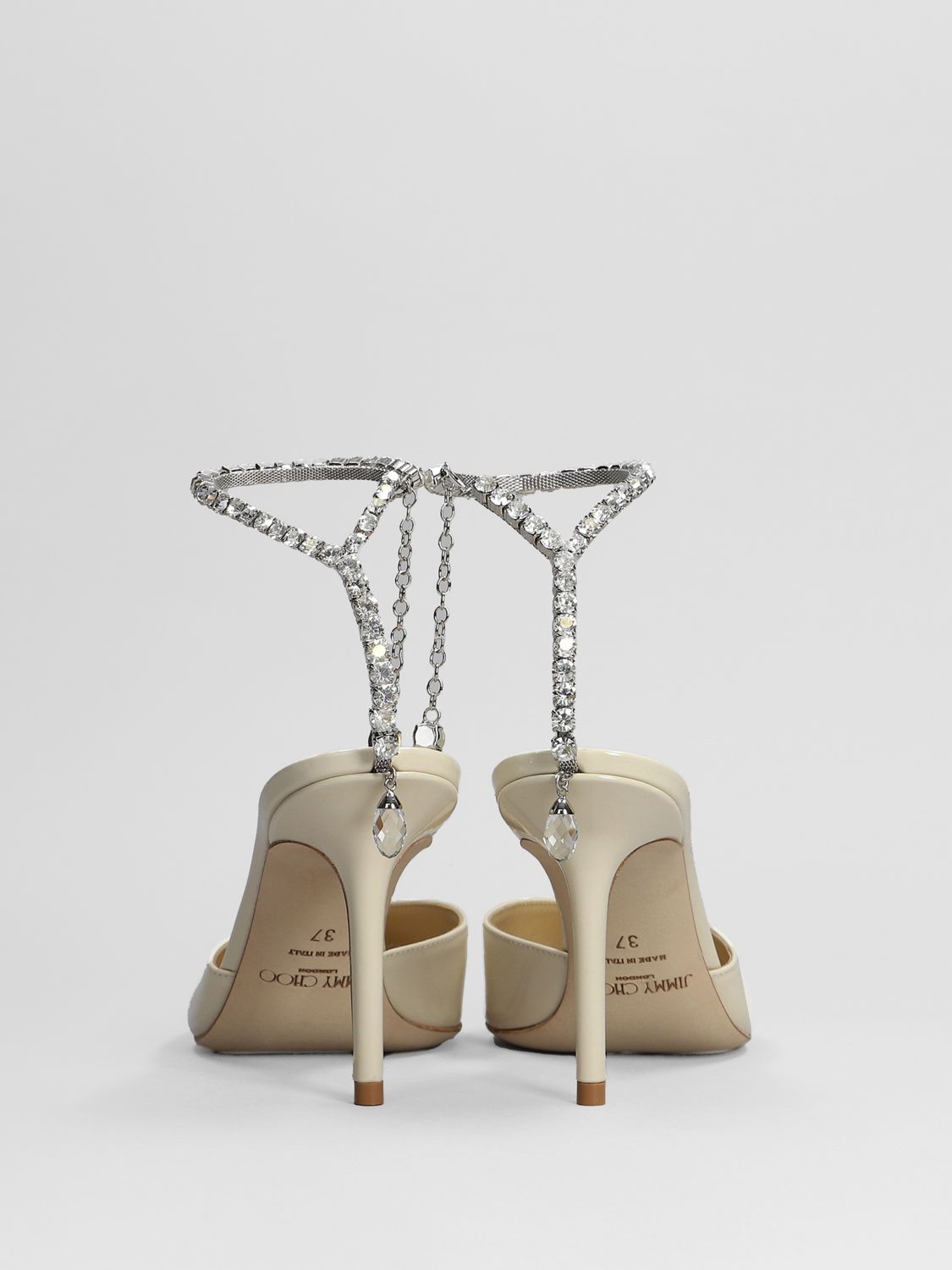 GIÀY JIMMY CHOO White heeled high shoes
