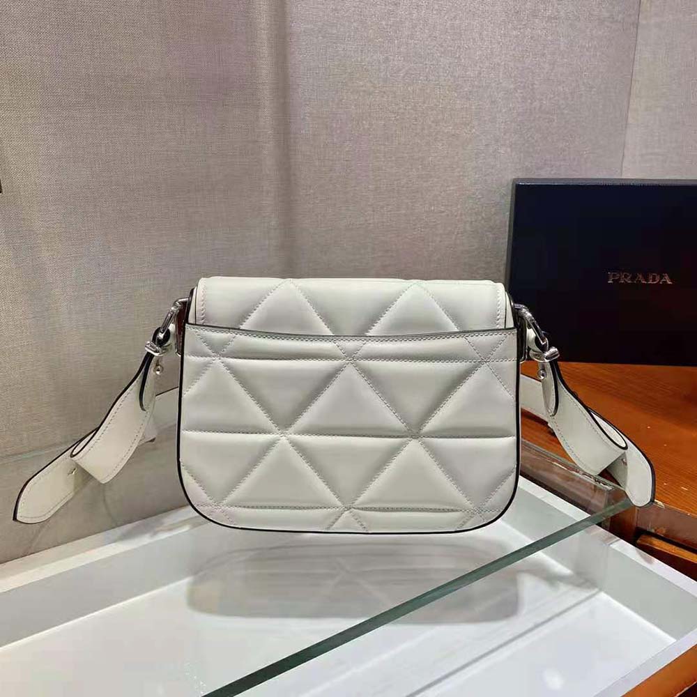 TÚI Prada Women Spectrum Leather Bag-White