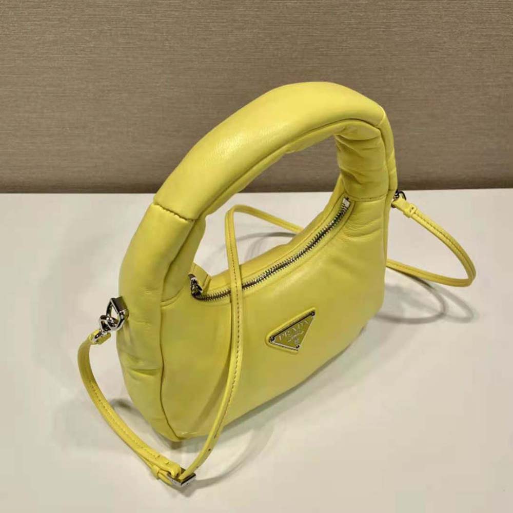 TÚI Prada Soft Padded Nappa Leather Mini-Bag-Yellow