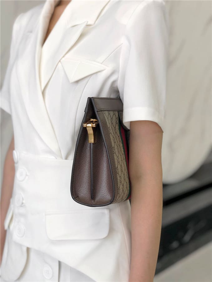 TÚI Gucci Ophidia GG small shoulder bag brown Top Quality