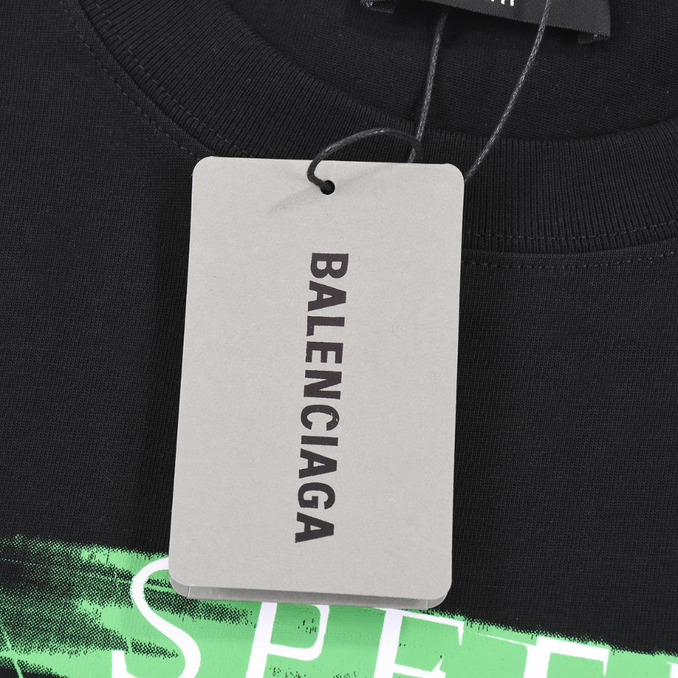 ÁO BALENCIAGA T SHIRT BLACK