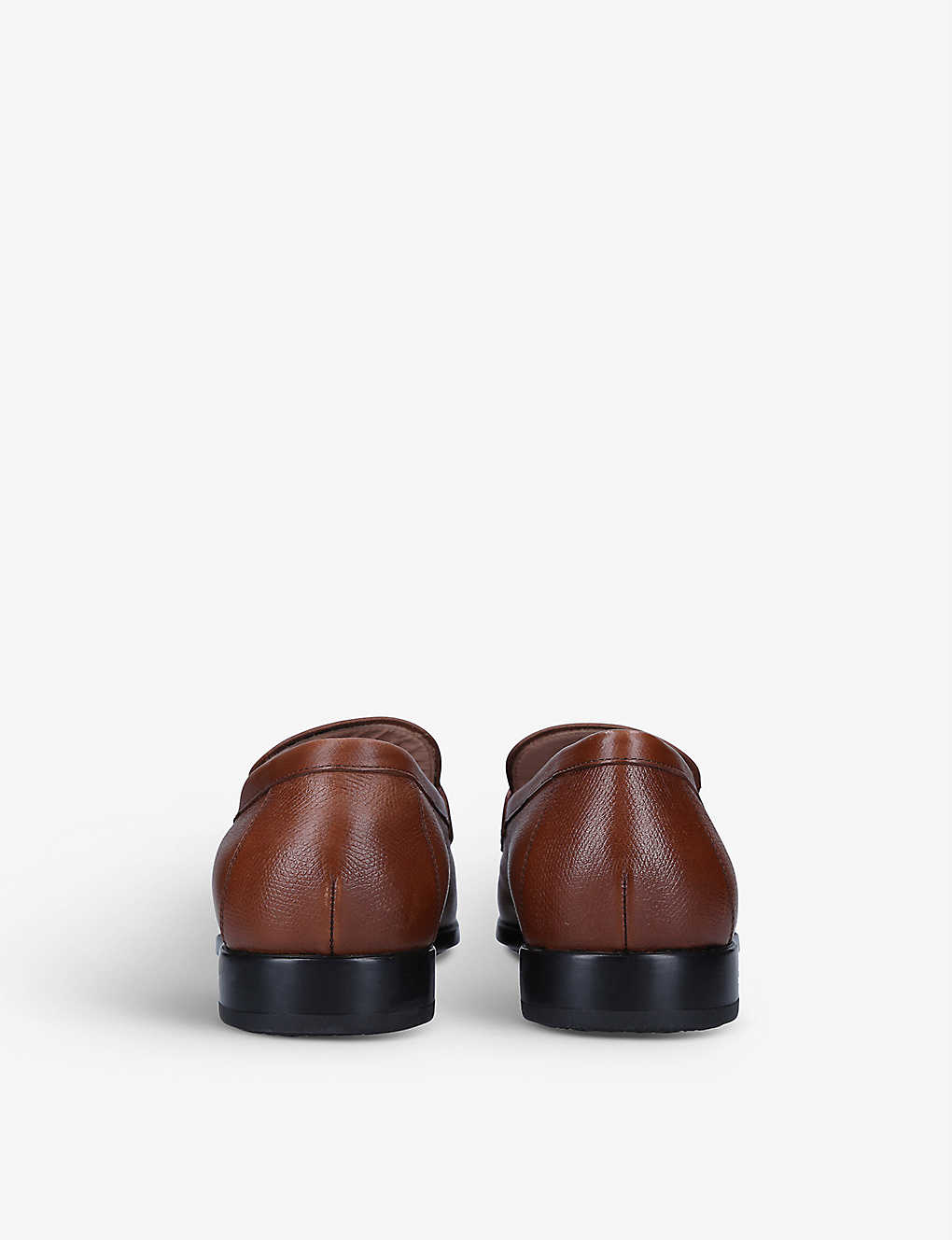 GIÀY SALVATORE FERRAGAMO Gancho logo-bit leather loafers