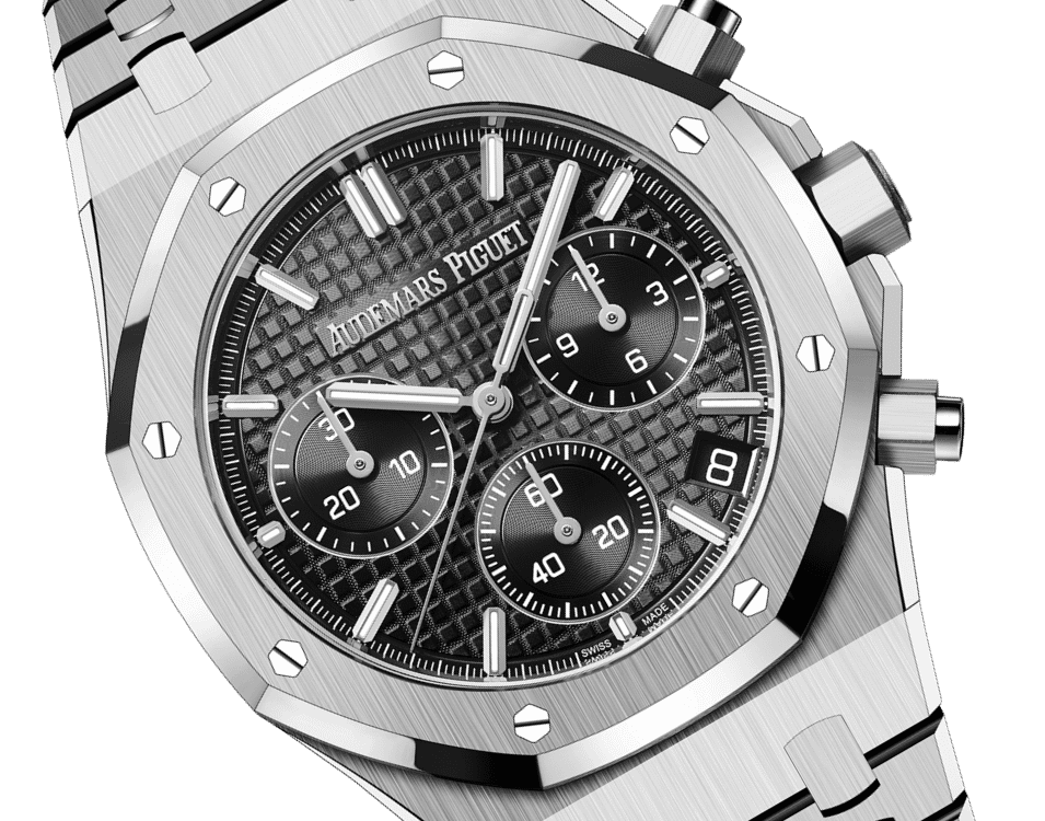 Đồng hồ Audemars Piguet Royal Oak Chronograph Gold mặt số màu đen