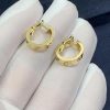 Bông tai Cartier Love rose gold kim cương Vàng hồng 18K