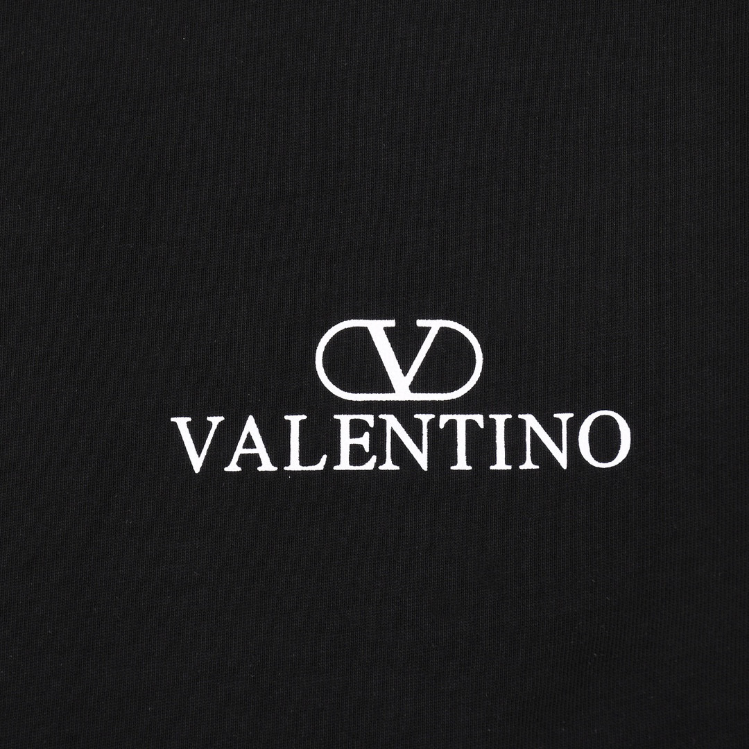 ÁO VALENTINO print cotton jersey T-shirt