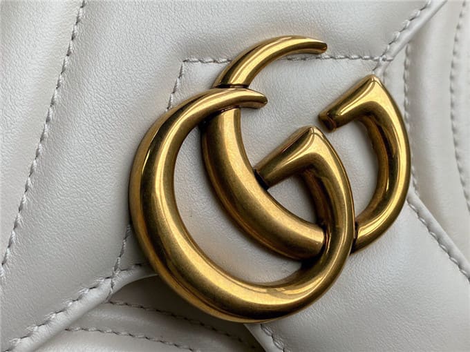 TÚI Gucci Marmont small matelasse shoulder bag white Top Quality