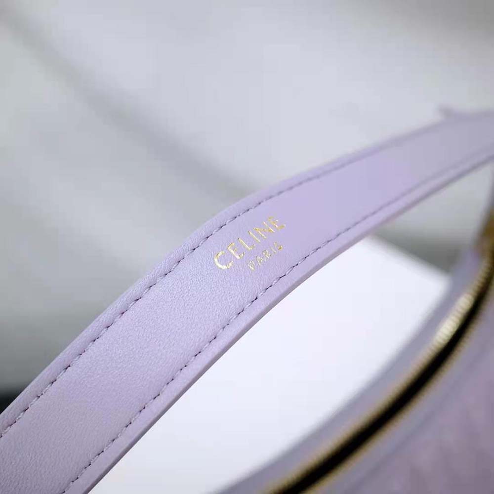 TÚI Celine Women Ava Bag in Quilted Lambskin-Purple