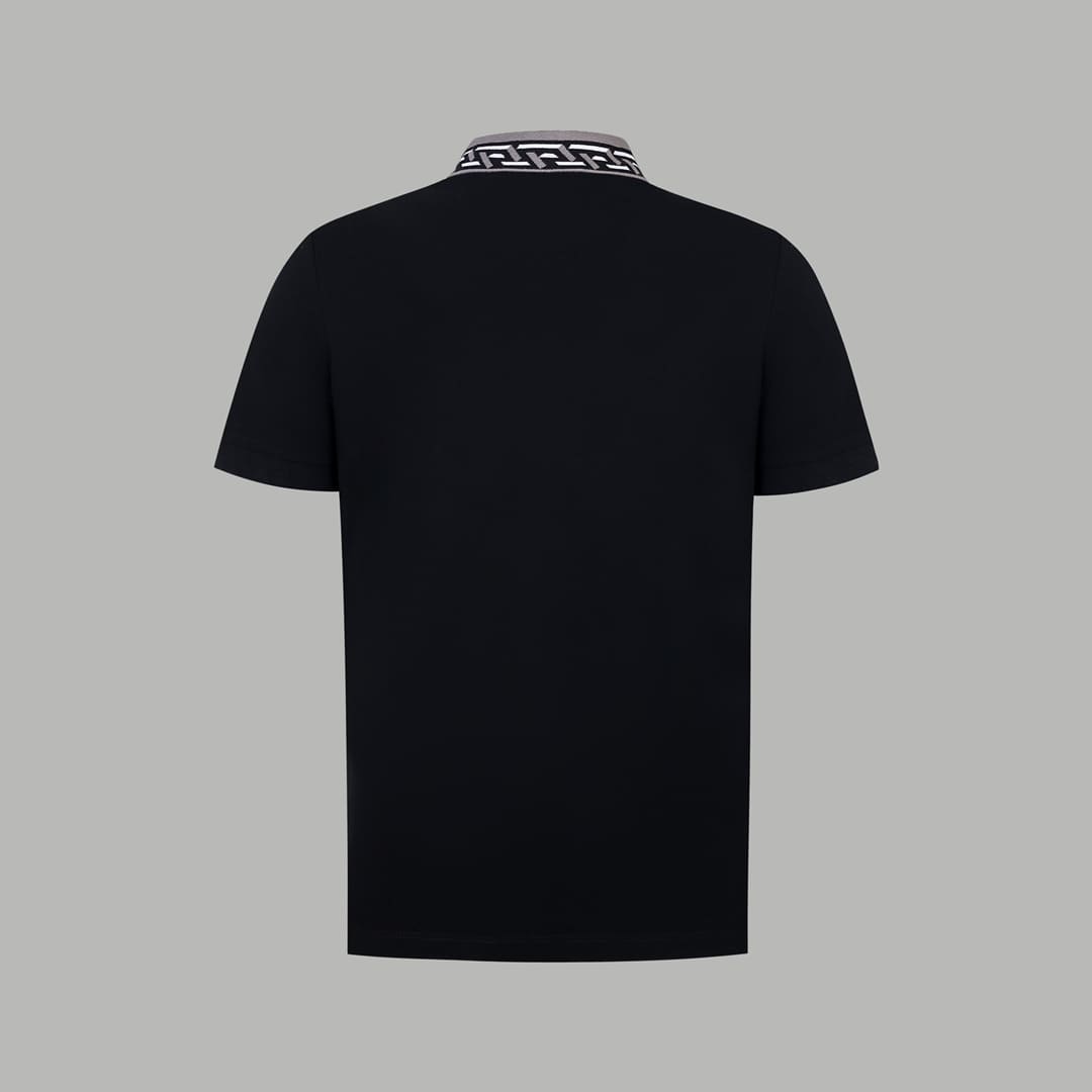 ÁO VERSACE POLO SHIRT MÀU ĐEN UNISEX