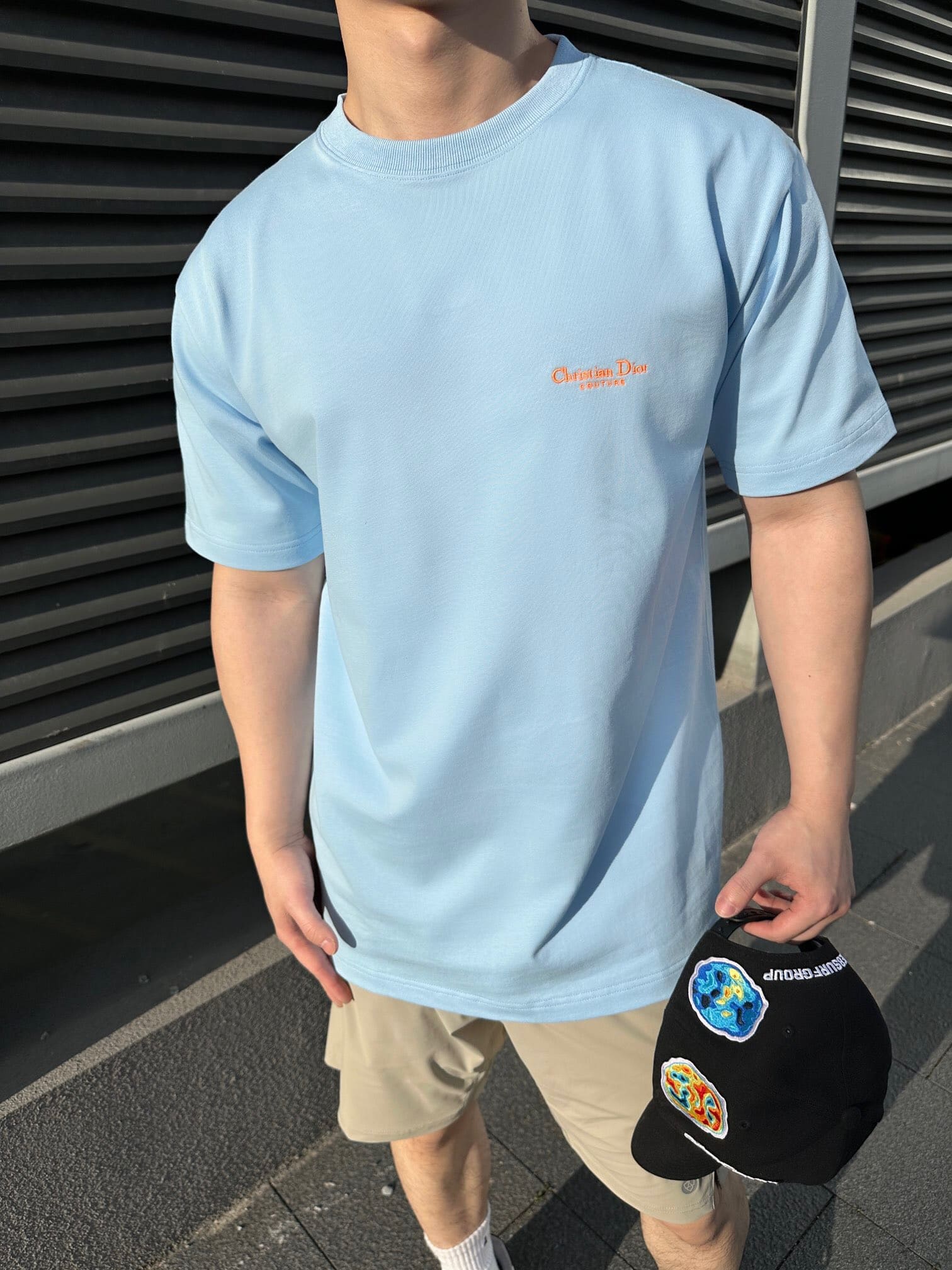 ÁO DIOR T SHIRT MÀU XANH UNISEX