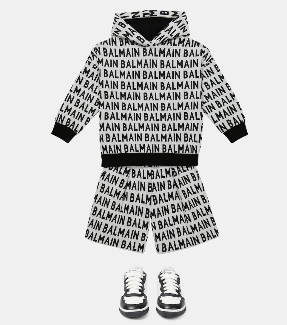 GIÀY BALMAIN KIDS Leather sneakers