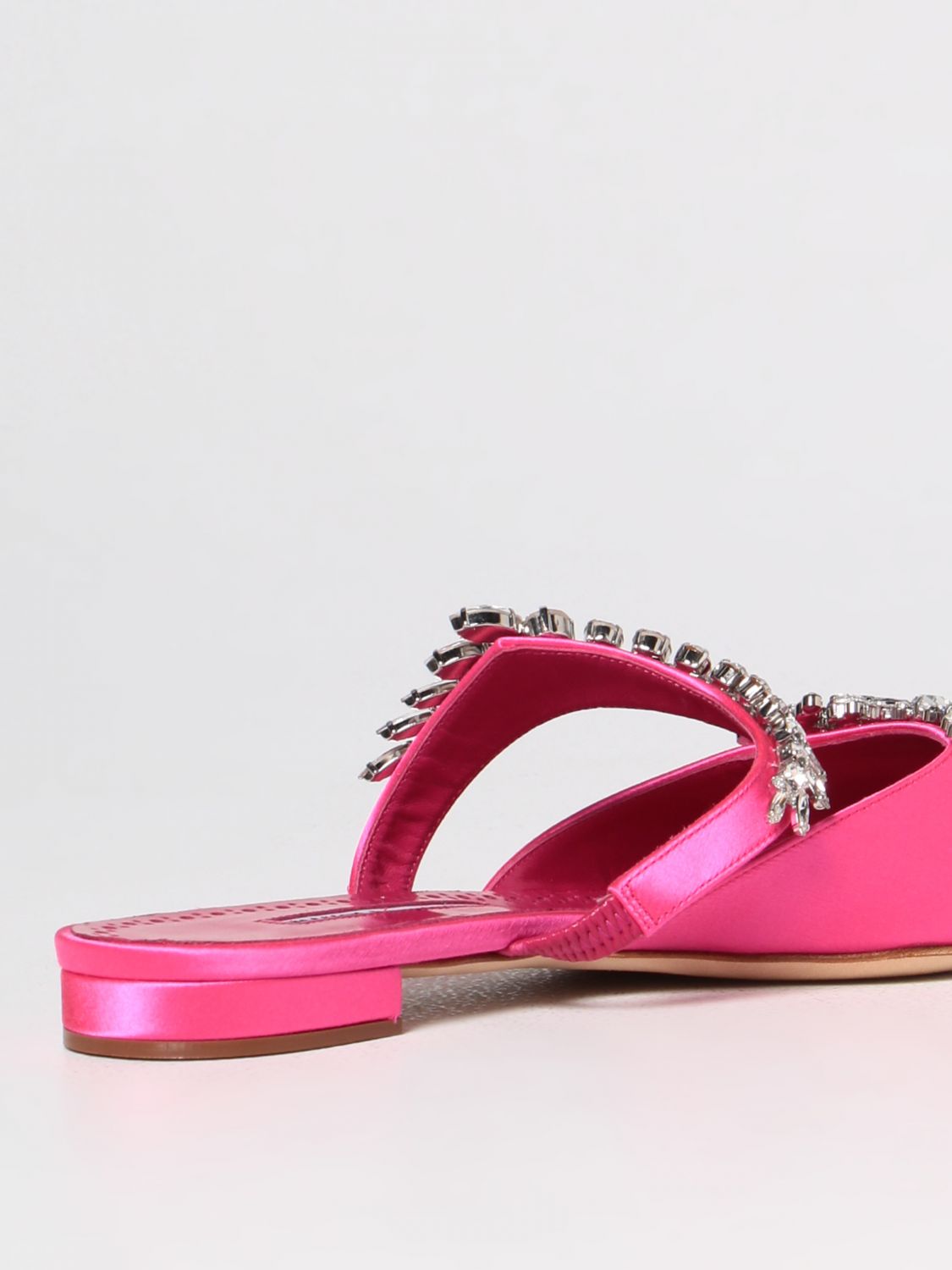 GIÀY MANOLO BLAHNIK Fuchsia ballet flats shoes