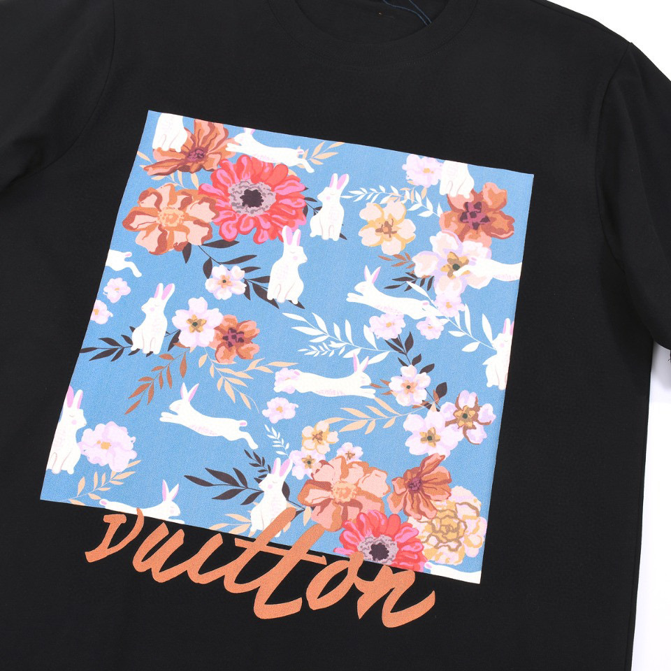 ÁO LOUIS VUITTON print cotton jersey T-shirt