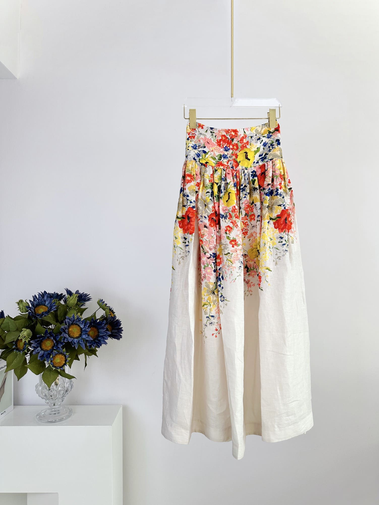 CHÂN VÁY ZIMMERMANN Flower Vintage High Classy