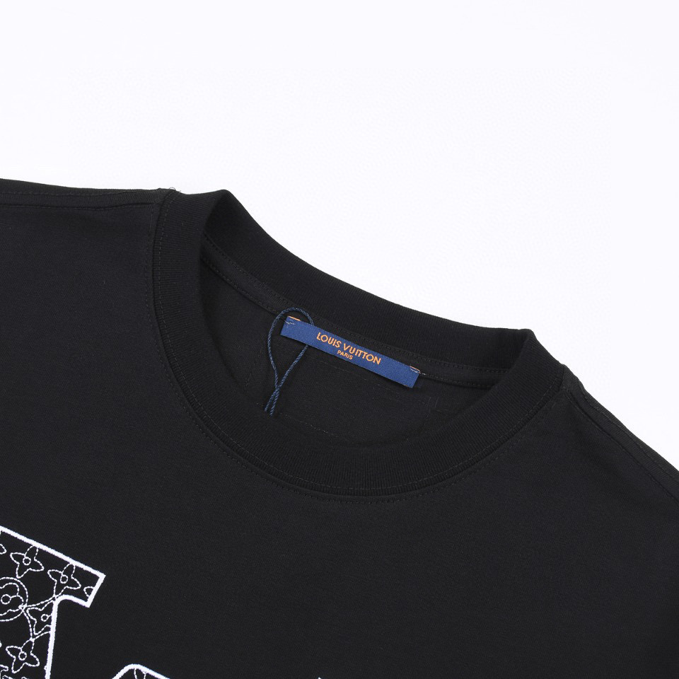 ÁO LOUIS VUITTON print cotton jersey T-shirt