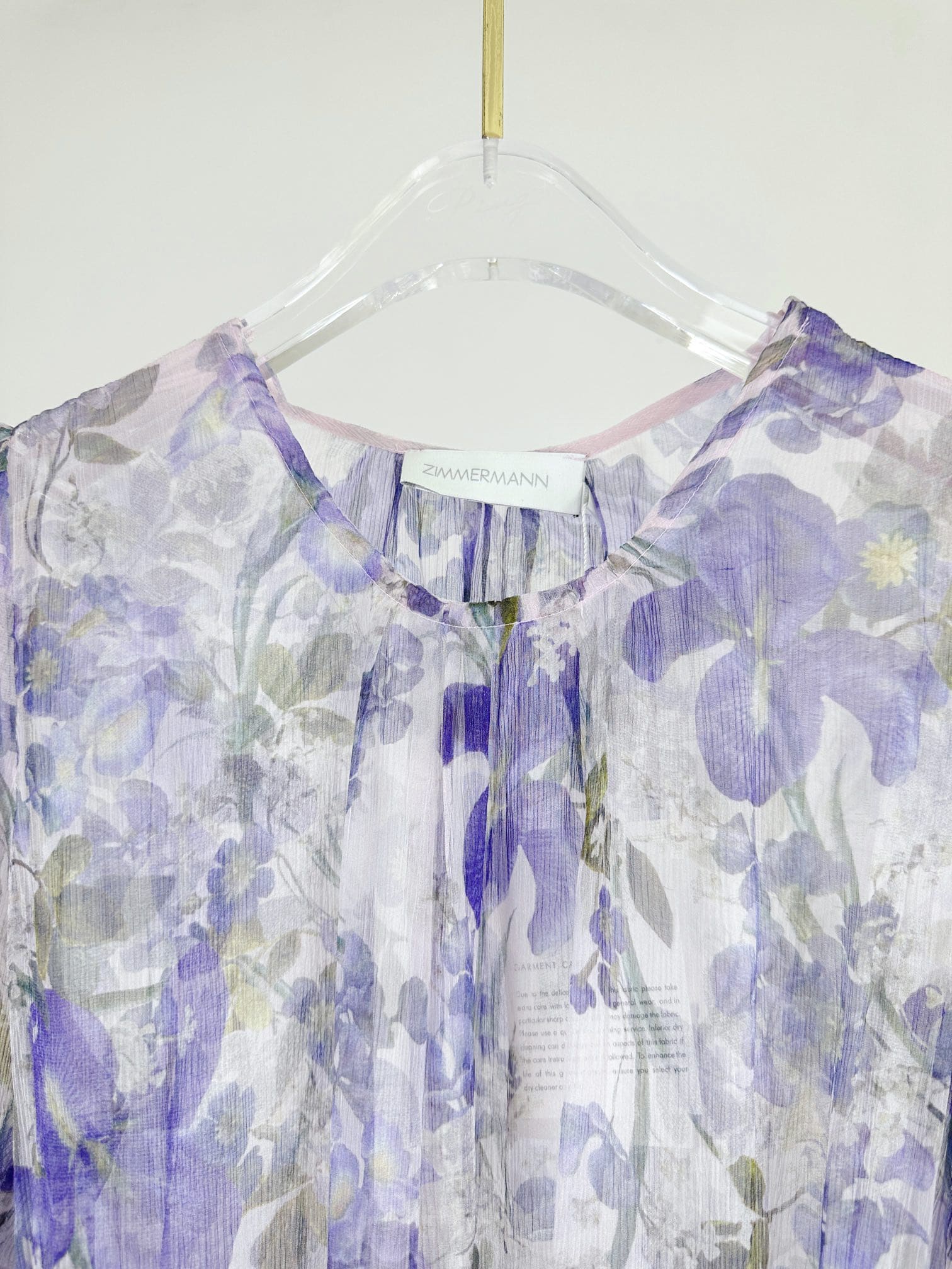 VÁY ZIMMERMANN Vintage Flower Purple Long Dress High Classy