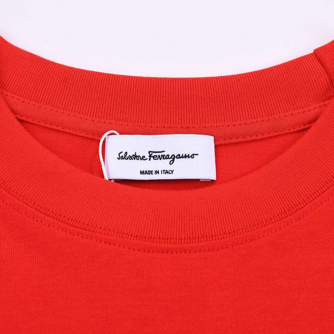 ÁO SALVATORE FERRAGAMO T SHIRT RED