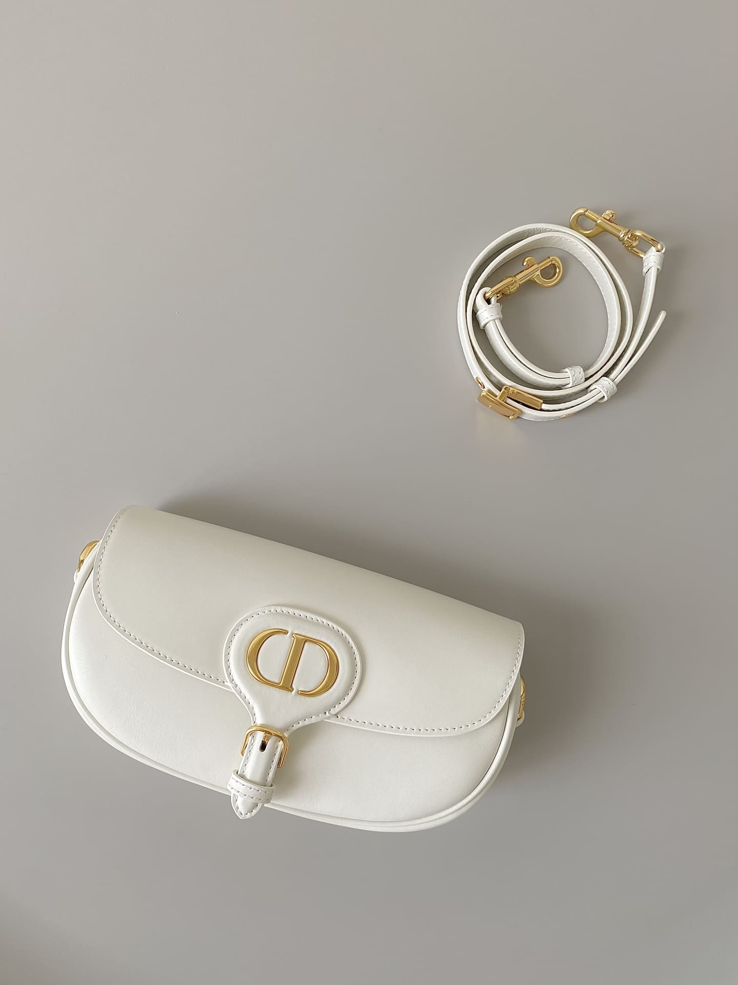 TÚI Dior Women Bobby East-West Bag Box Calfskin-Yellow Top Quality