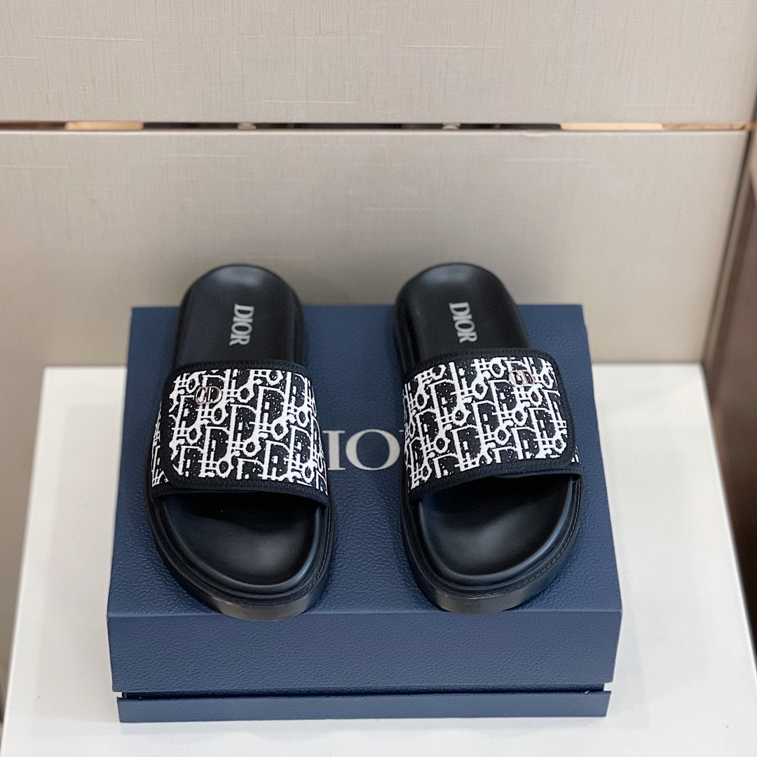 DÉP DIOR OBLIQUE MAN SLIPPER