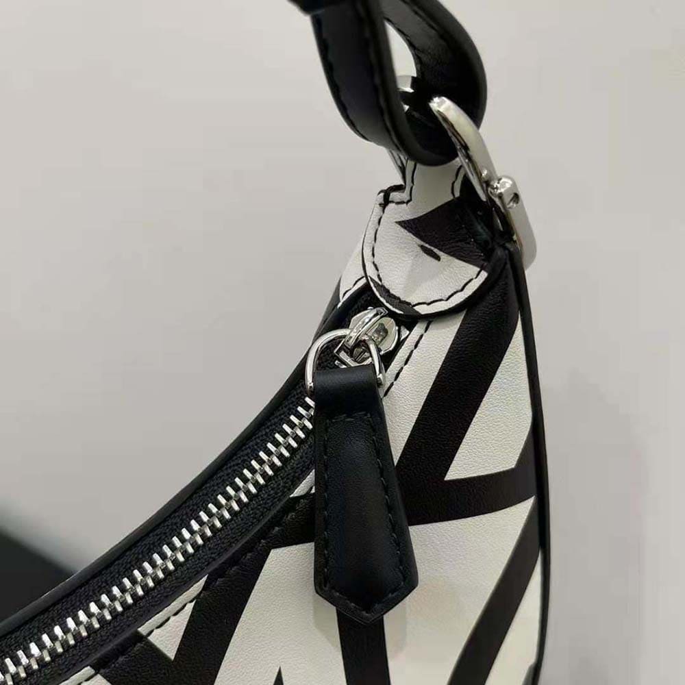 TÚI FENDI Women Fendigraphy Small Two-Tone Printed Leather Fendi Roma Capsule Bag