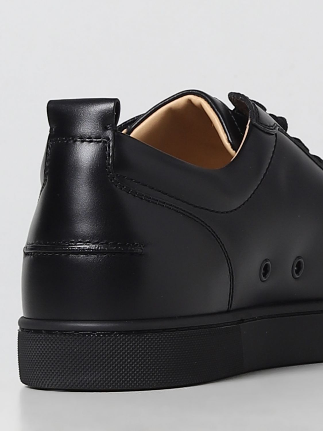 GIÀY CHRISTIAN LOUBOUTIN LUXURY BLACK LEATHER sneakers
