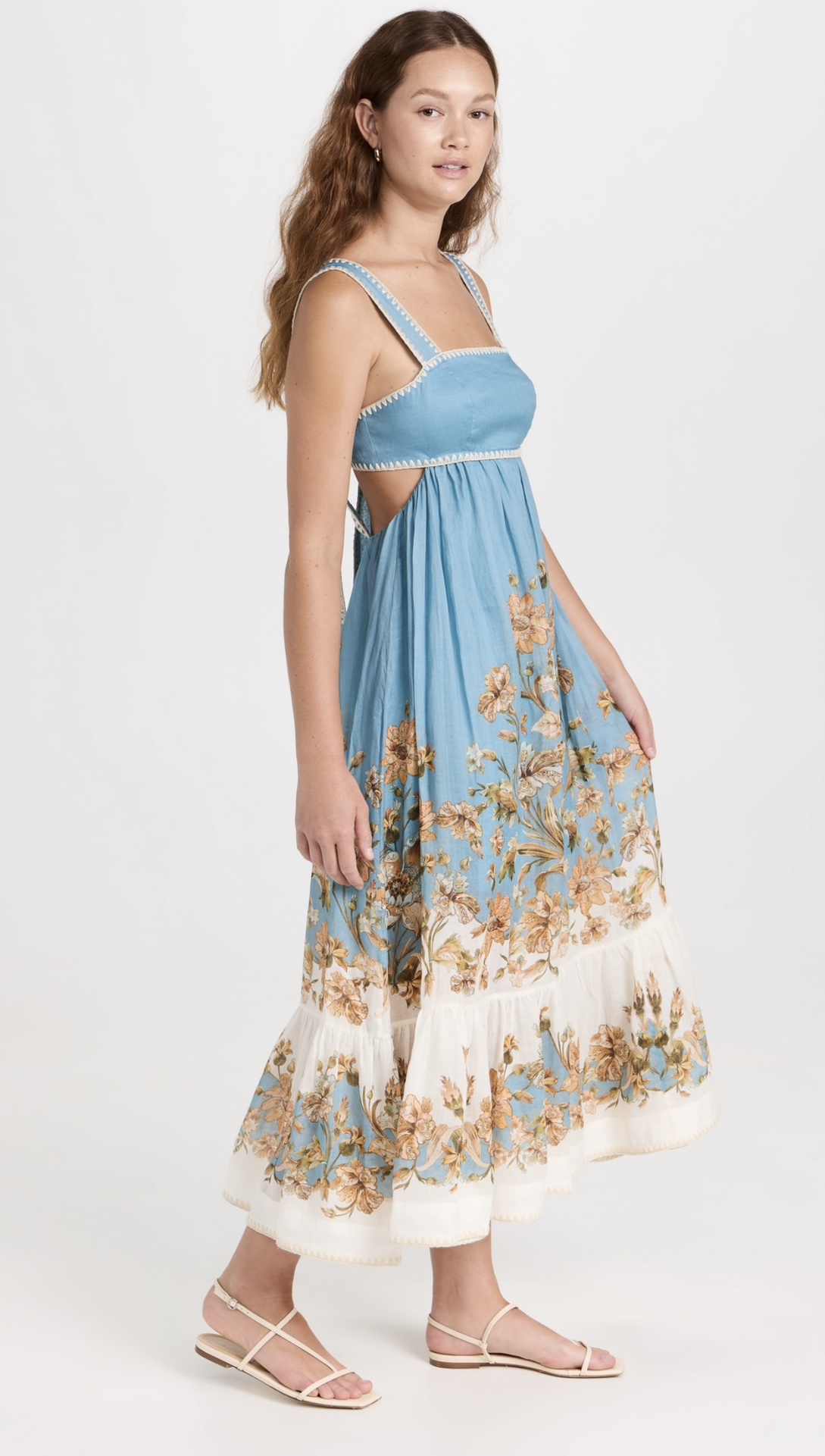 VÁY ZIMMERMANN Flower Long Vintage Dress