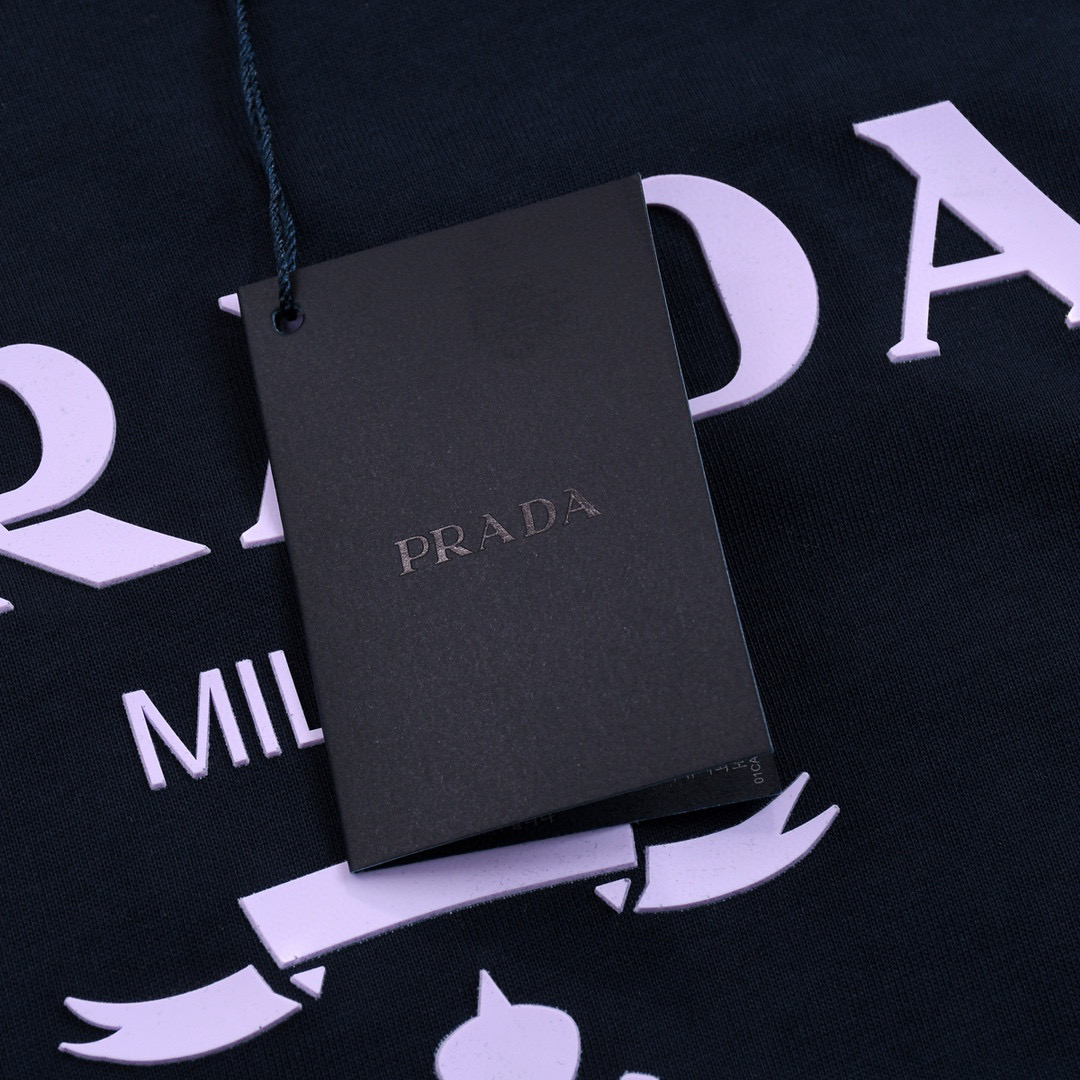 ÁO PRADA MILANO T SHIRT NAVY