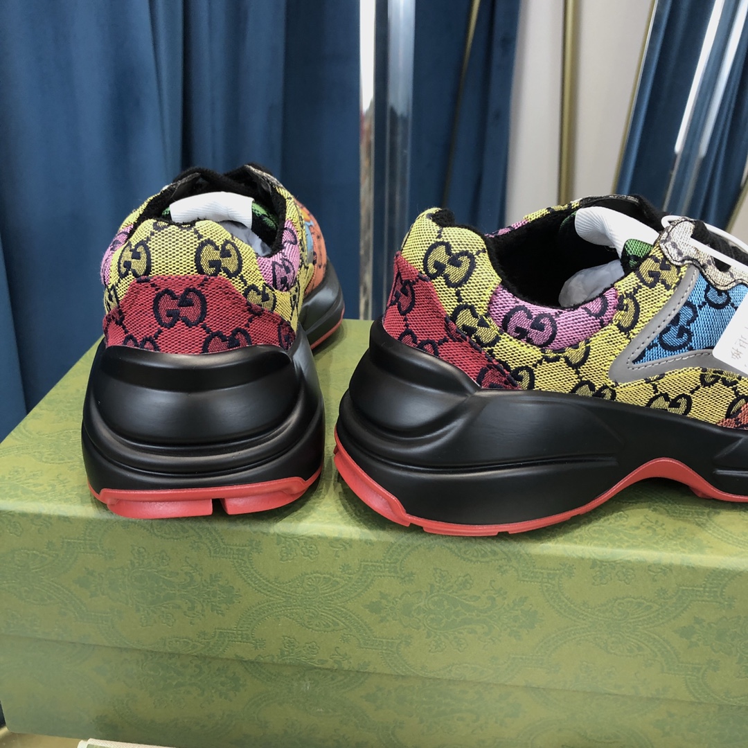 GIÀY GUCCI RHYTON GG ITALIA SNEAKERS SHOES UNISEX