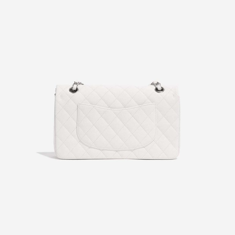 TÚI Chanel CF Medium Caviar White SILVER