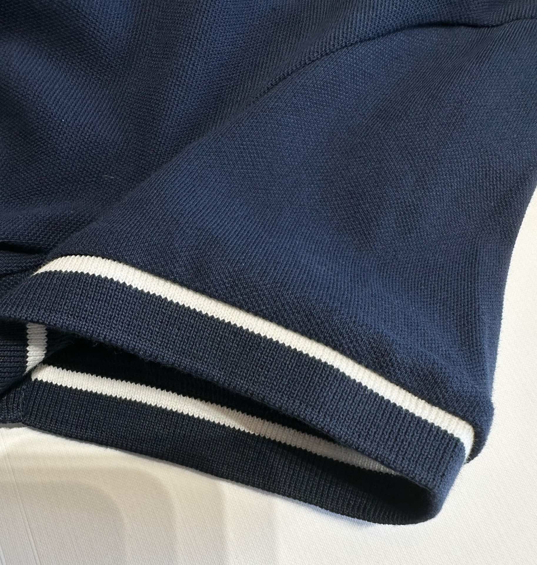 ÁO CELINE LOGO POLO SHIRT BLUE