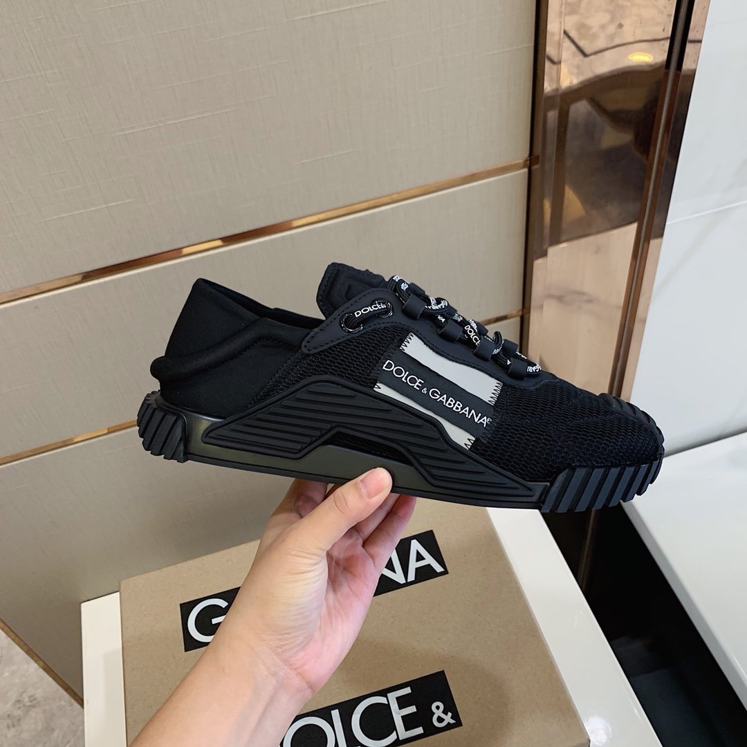 GIÀY DOLCE & GABBANA BLACK SNEAKERS