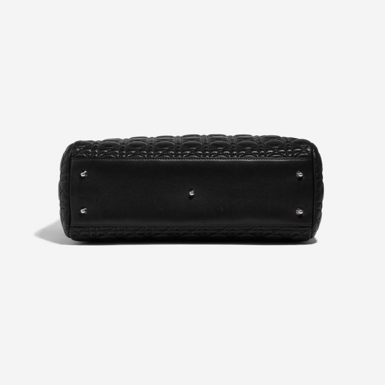 TÚI DIOR Shopper Medium Lamb Black da cừu