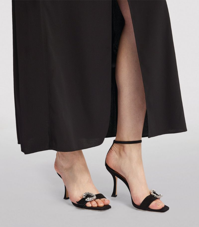 GIÀY JIMMY CHOO  Marsai 90 Leather Sandals