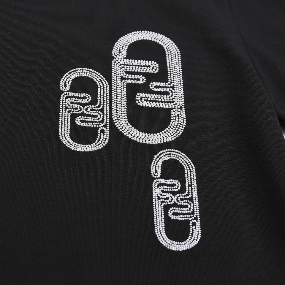 ÁO FENDI print cotton jersey T-shirt