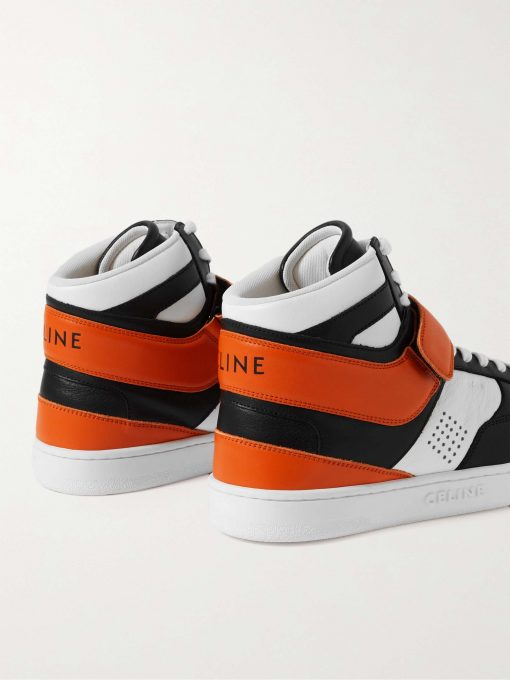 GIÀY CELINE HIGH TOP SNEAKER ORANGE BLACK