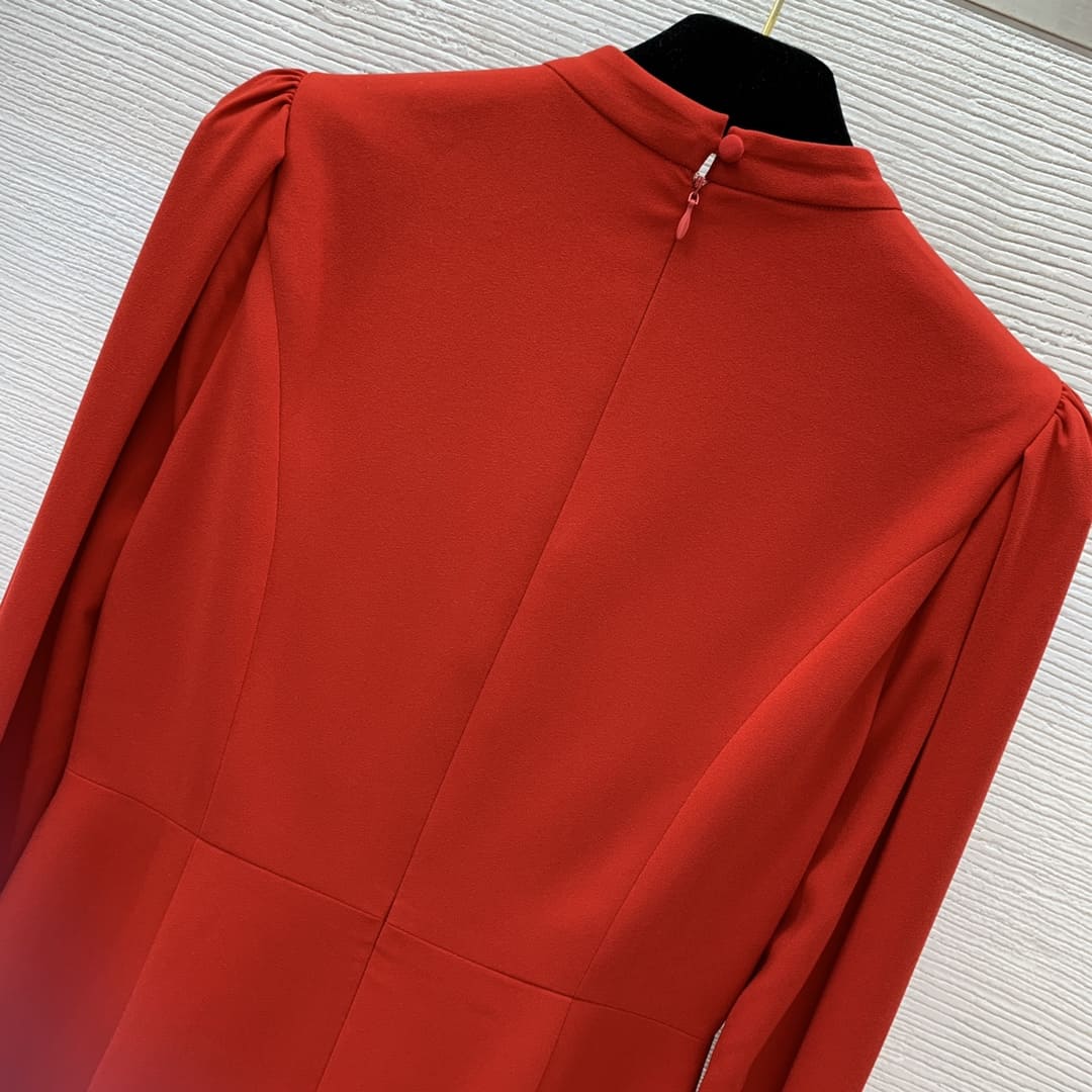 VÁY DOLCE & GABBANA Very Red Party Long Dress High Classy