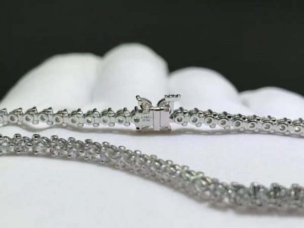 Vòng tay Tiffany & Co Victoria Paltinum Kim cương