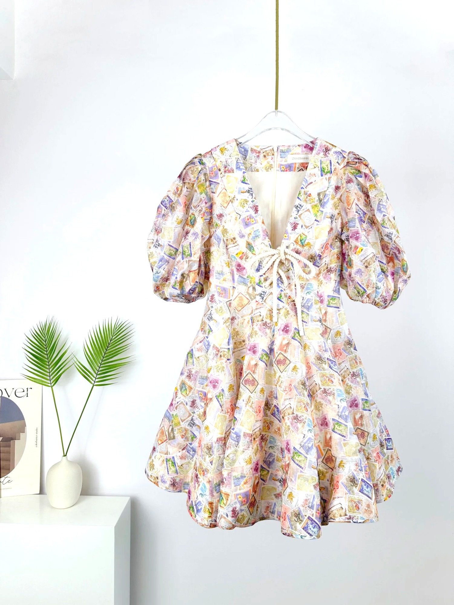 VÁY ZIMMERMANN Squared Australia Vintage Dress