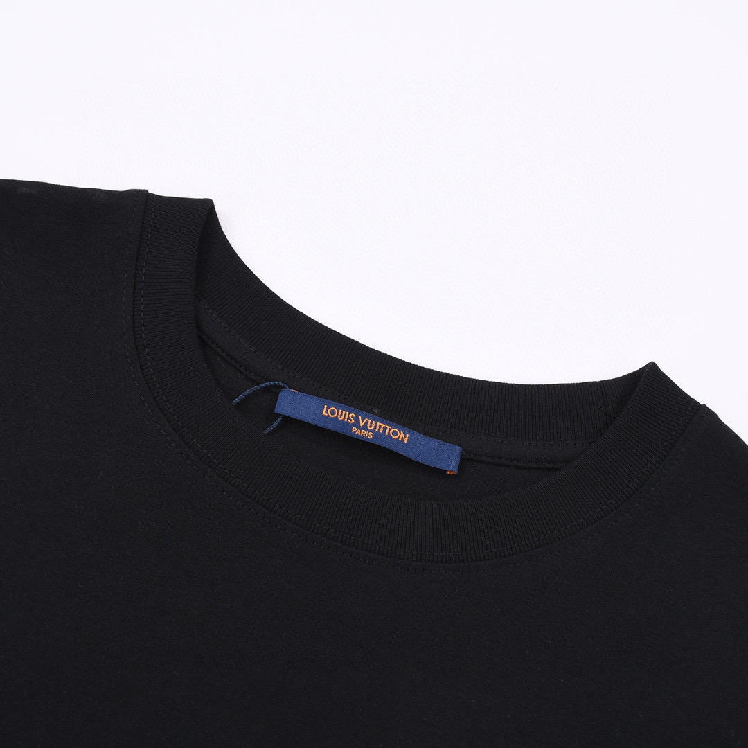 ÁO LOUIS VUITTON print cotton jersey T-shirt