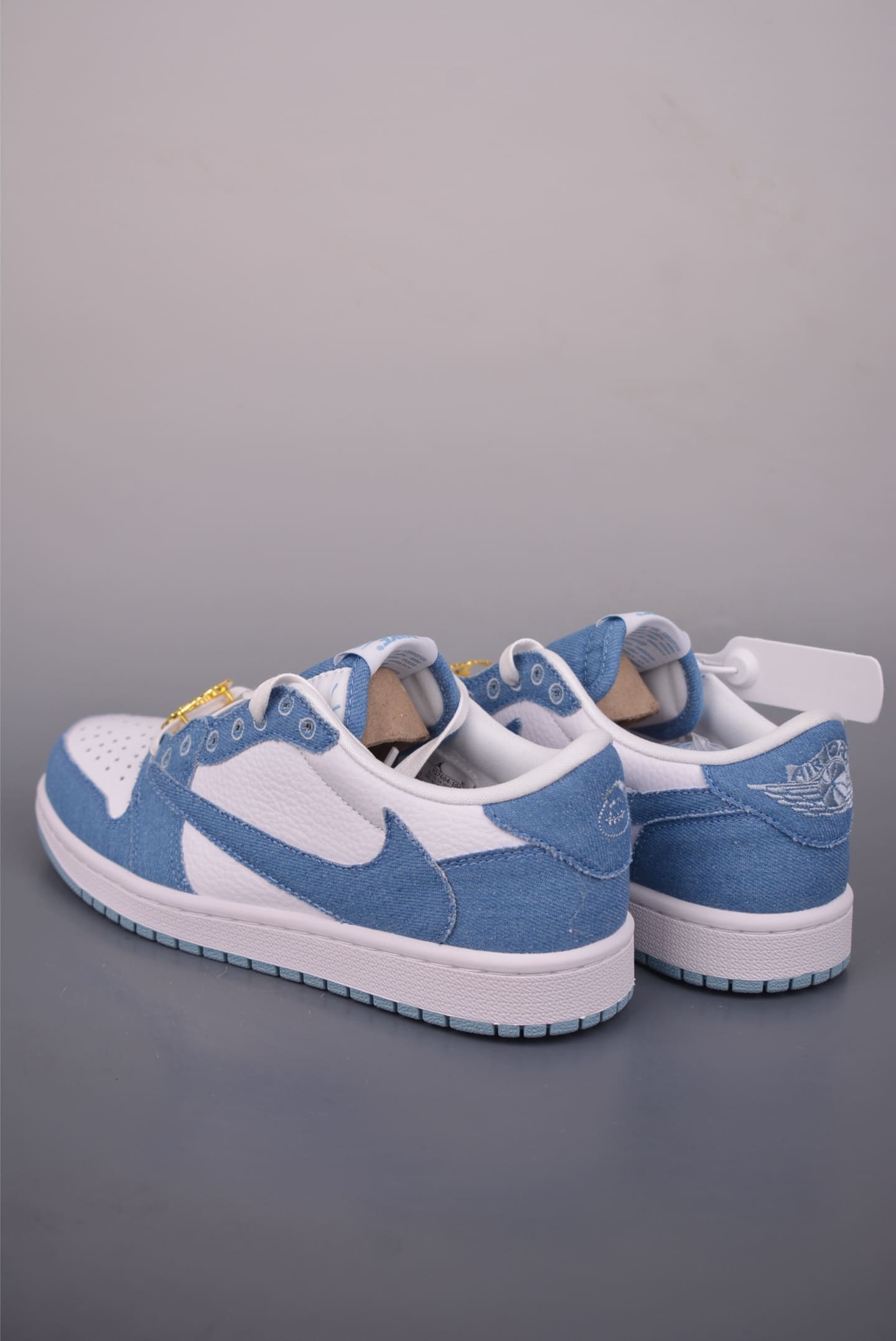 GIÀY TRAVIS SCOTT X AIR JORDAN 1 LOW DENIM BLUE TOP QUALITY SHOES AAA