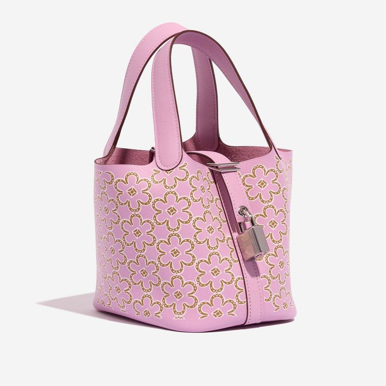 TÚI Hermès Micro Lucky Daisy Picotin 14 Swift Mauve Sylvestre