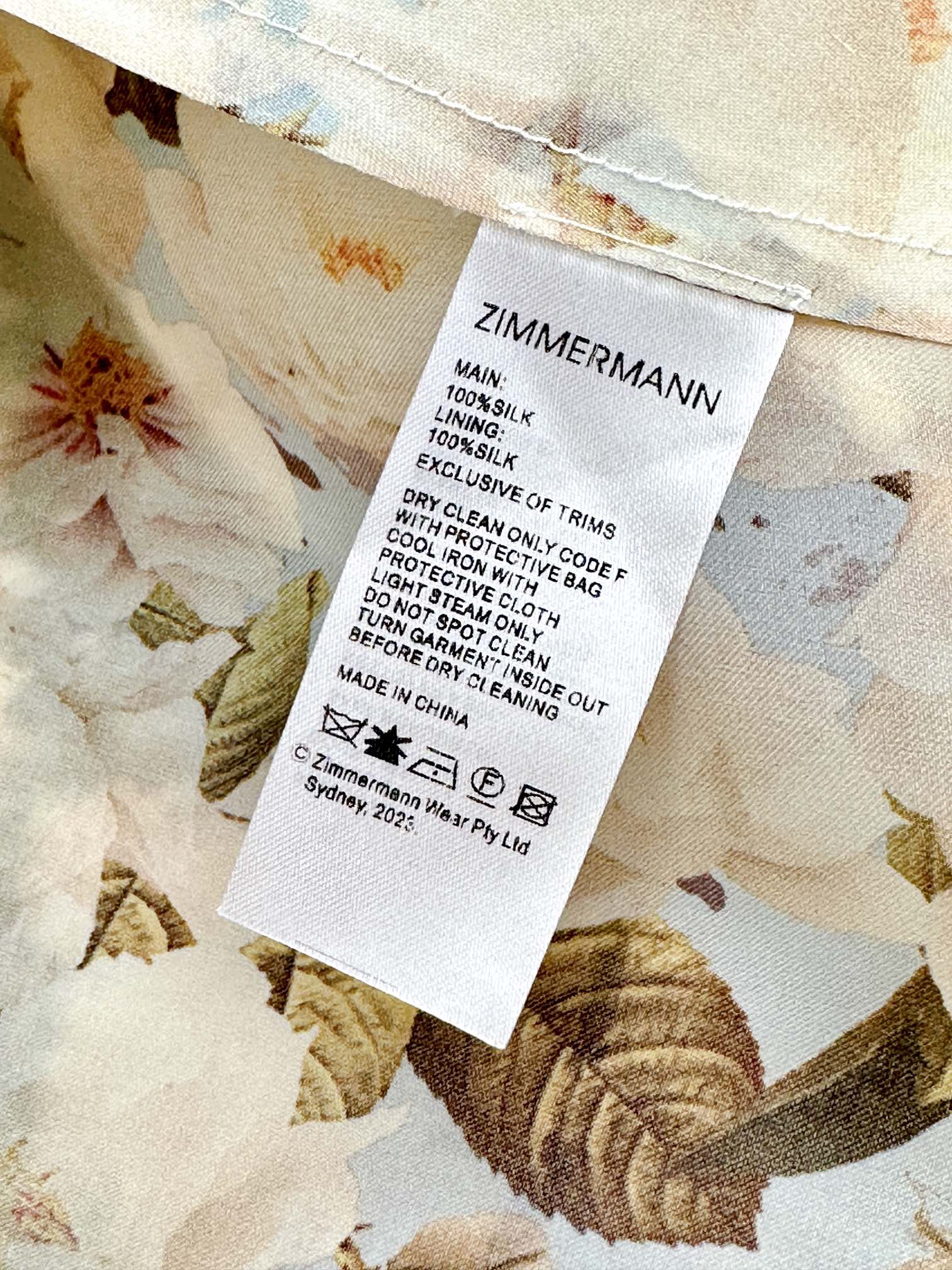 VÁY ZIMMERMANN Swan Lake Vintage Dress