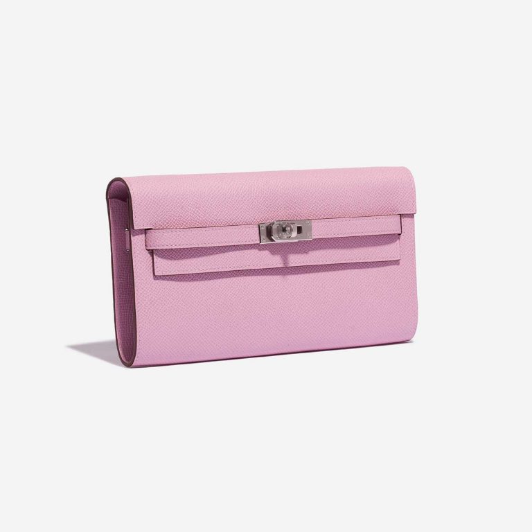 TÚI Hermès Kelly To Go Epsom Mauve Sylvestre Silver Buckle khóa trắng