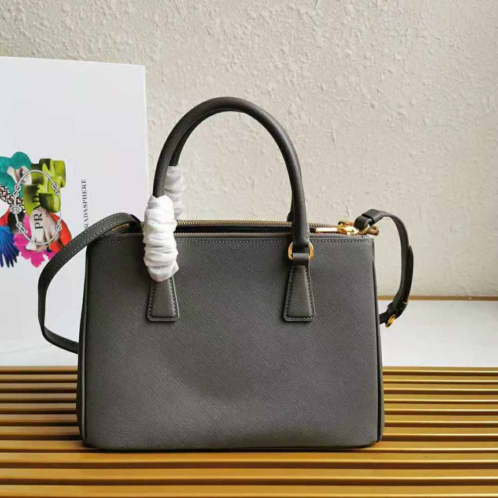 TÚI Prada Saffiano Leather Prada Galleria Bag-Grey