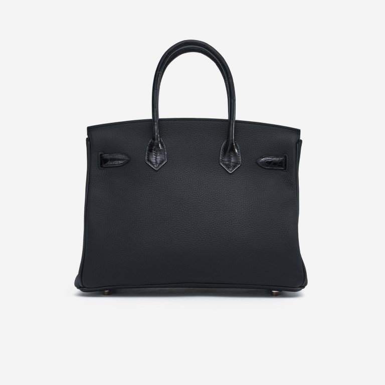 TÚI Hermès Birkin Touch 30 Niloticus Togo Black Gold Buckle khóa vàng