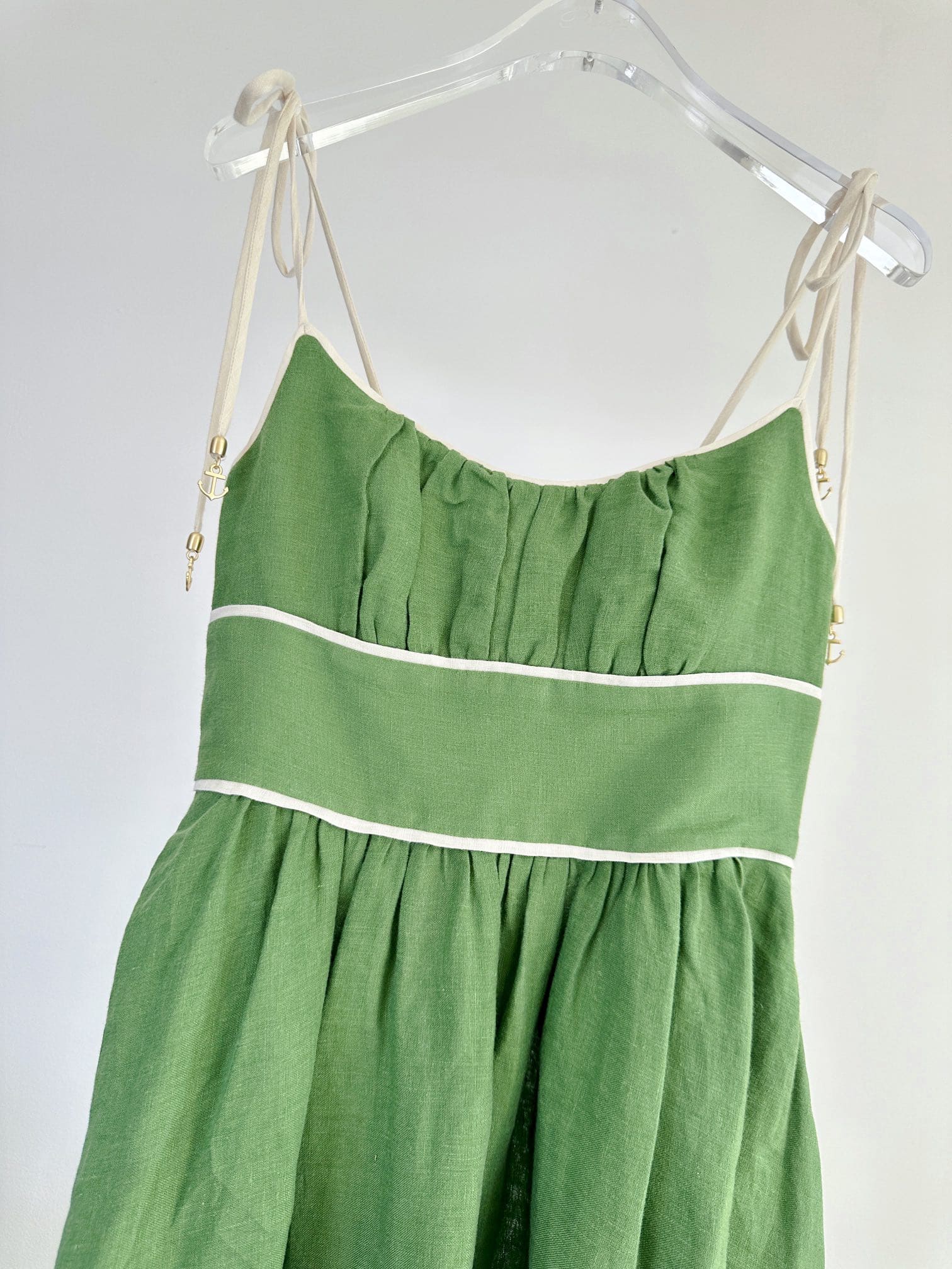 VÁY ZIMMERMANN Green Color Vintage Dress