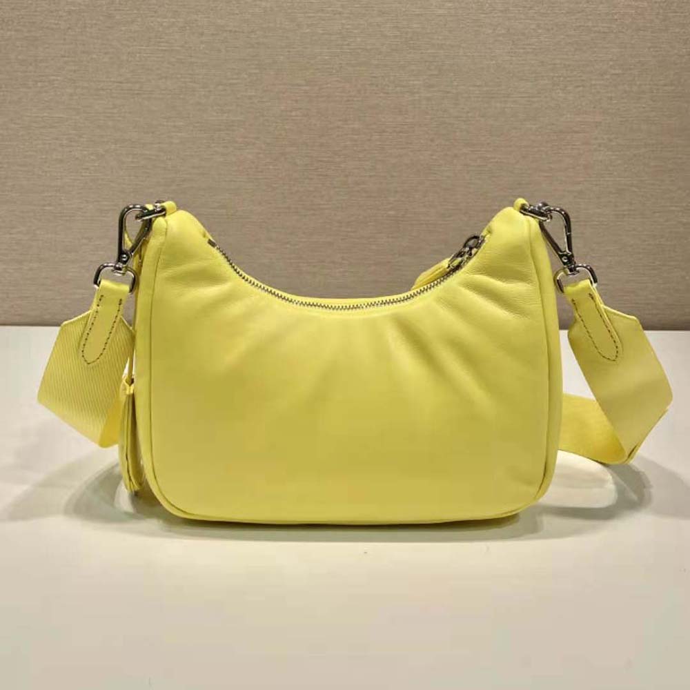 TÚI Prada Women Padded Nappa-Leather Prada Re-Edition 2005 Shoulder Bag-Yellow