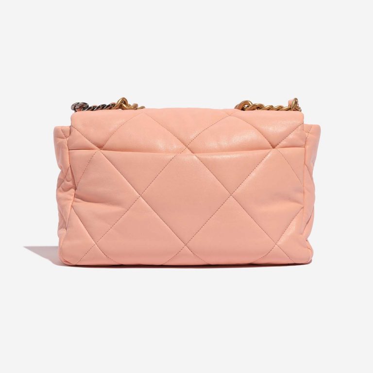 TÚI Chanel 19 Flap Bag Large Lamb Peach
