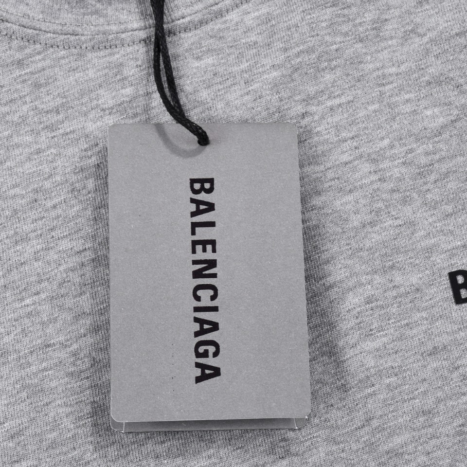 ÁO BALENCIAGA print cotton jersey T-shirt