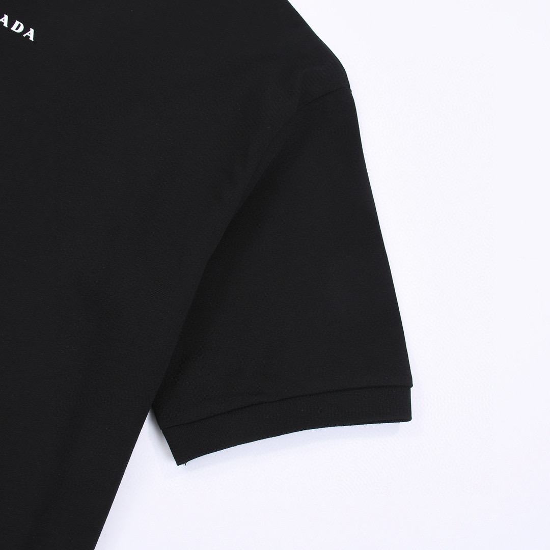 ÁO PRADA MILANO T SHIRT BLACK